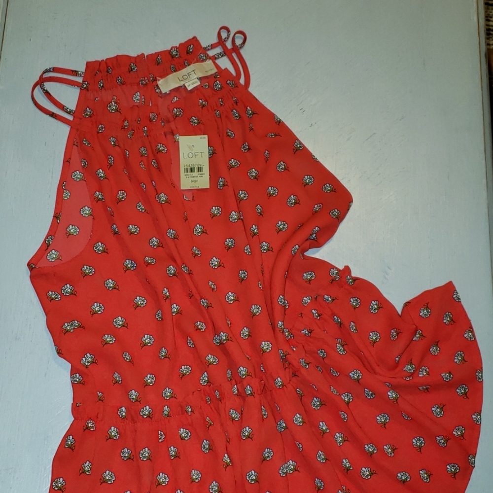 ⭐SALE⭐LOFT high neck peplum blouse